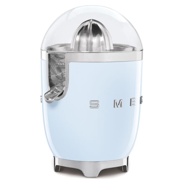 Smeg CJF01PBUK 50's Style Citrus Juicer, Pastel Blue