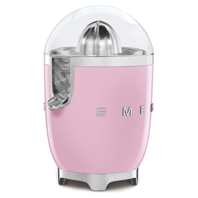 Smeg CJF01PKUK 50's Style Citrus Juicer, Pastel Pink