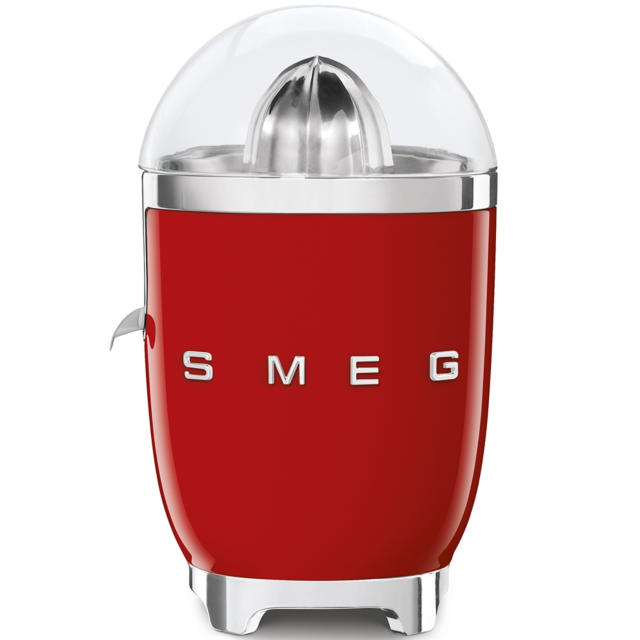 Smeg CJF01RDUK 50's Style Citrus Juicer, Red