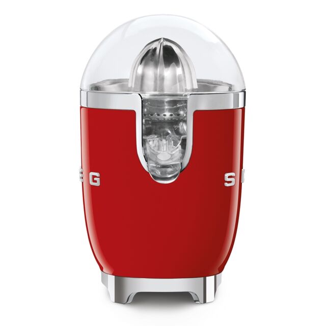 Smeg CJF01RDUK 50's Style Citrus Juicer, Red