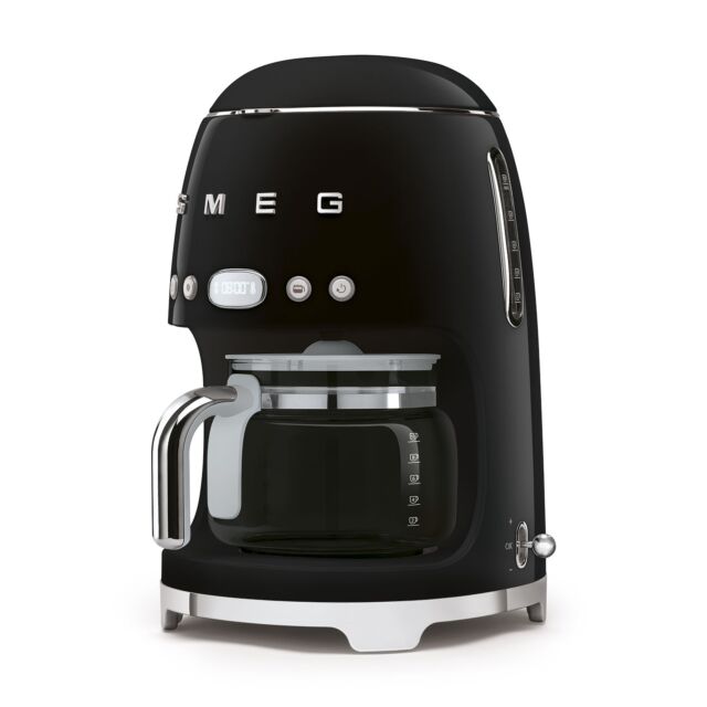 Smeg DCF02BLUK 50's Style Black Drip Coffee Machine