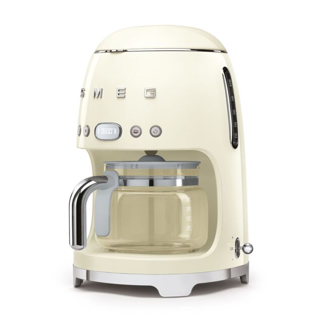 Smeg DCF02CRUK 50's Style Cream Drip Coffee Machine
