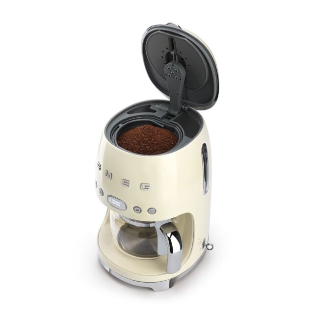 Smeg DCF02CRUK 50's Style Cream Drip Coffee Machine