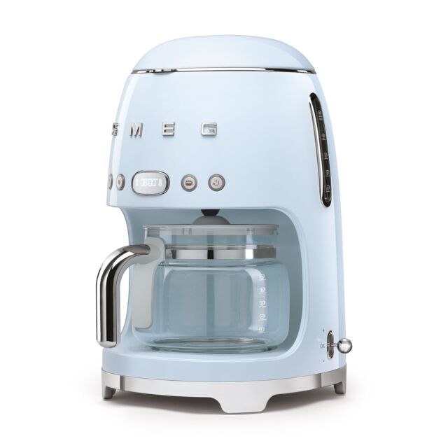 Smeg DCF02PBUK 50's Style Pastel Blue Drip Coffee Machine