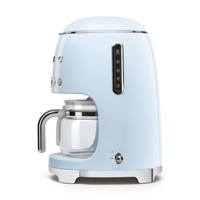 Smeg DCF02PBUK 50's Style Pastel Blue Drip Coffee Machine