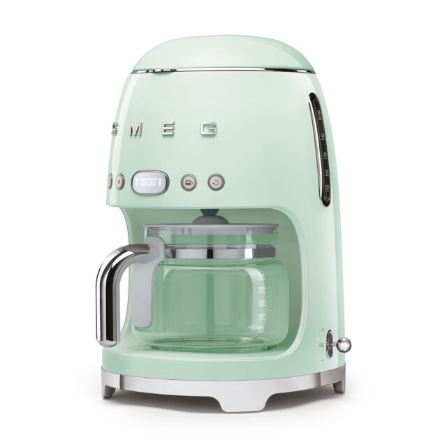 Smeg DCF02PGUK 50's Style Pastel Green Drip Coffee Machine