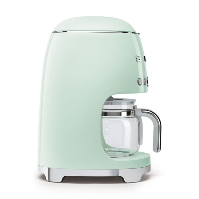 Smeg DCF02PGUK 50's Style Pastel Green Drip Coffee Machine