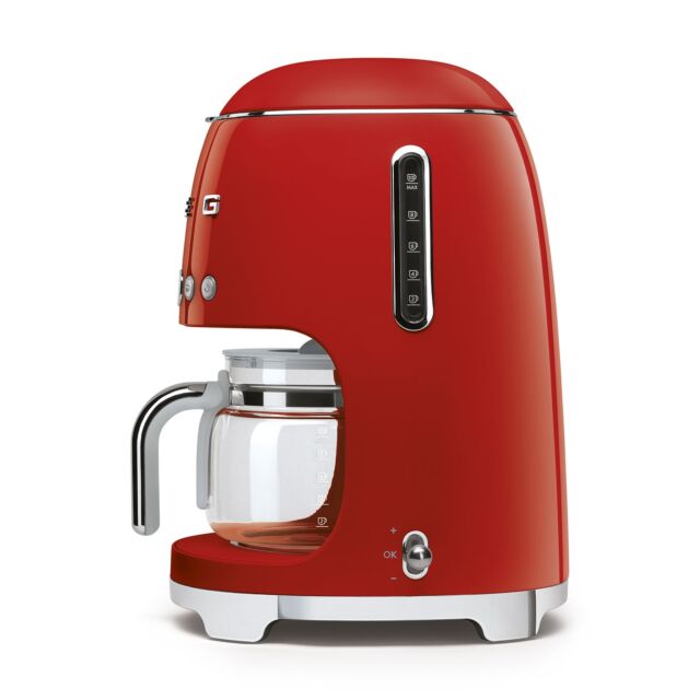 Smeg DCF02RDUK 50's Style Red Drip Coffee Machine