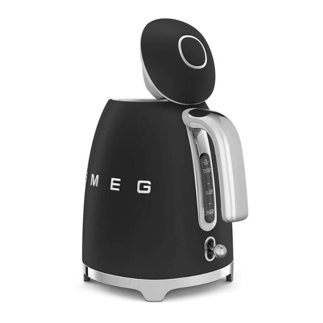 Smeg KLF03BLMUK 50's Style MATT Black Kettle