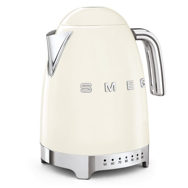 Smeg KLF04CRUK 50's Style Cream Variable Temperature Kettle