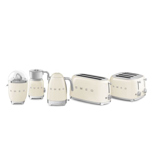 Smeg KLF04CRUK 50's Style Cream Variable Temperature Kettle