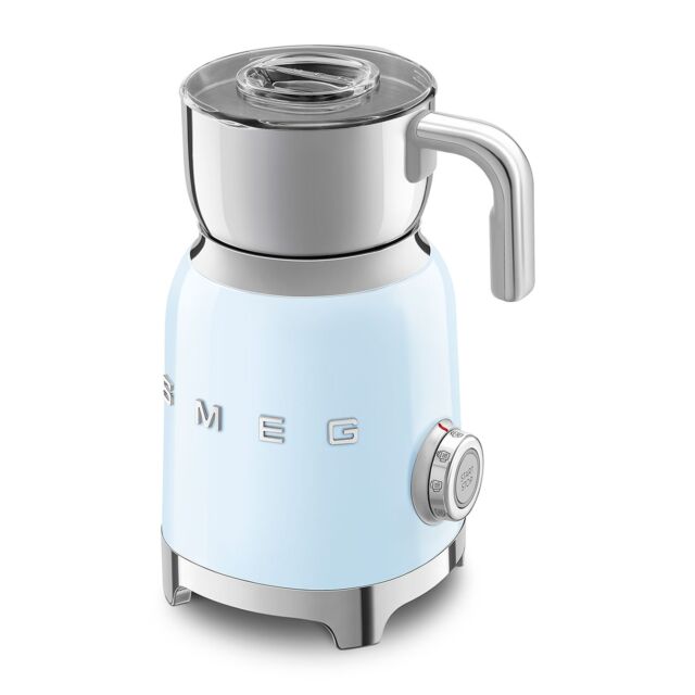 Smeg MFF01PBUK 50's Style Pastel Blue Milk Frother