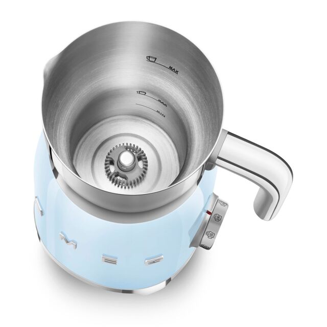 Smeg MFF01PBUK 50's Style Pastel Blue Milk Frother