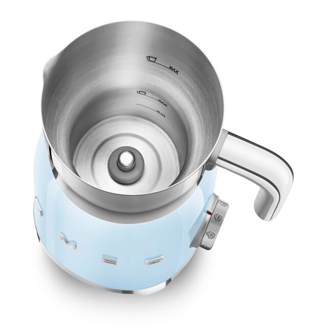 Smeg MFF01PBUK 50's Style Pastel Blue Milk Frother