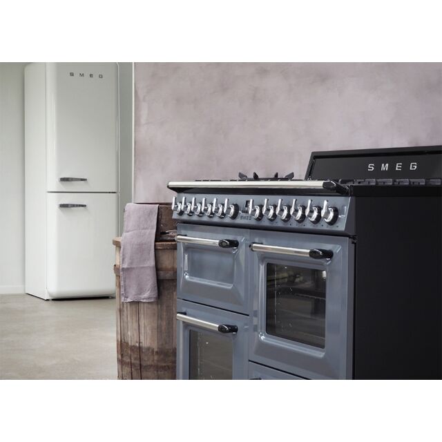 Smeg TR4110GR 110cm Victoria Slate Grey Dual Fuel Range Cooker
