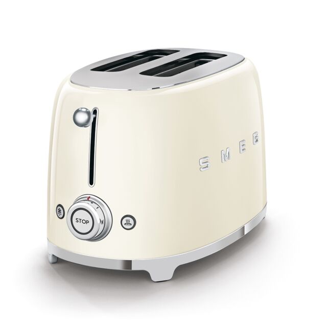 Smeg TSF01CRUK Cream 2 Slice Toaster