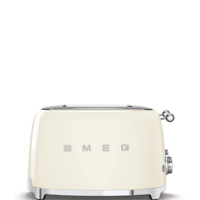 Smeg TSF03CRUK Cream 4 Slice Toaster