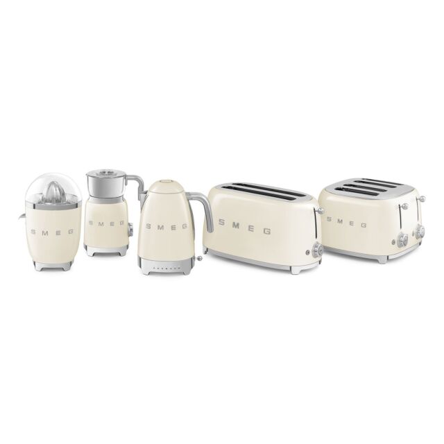Smeg TSF03CRUK Cream 4 Slice Toaster
