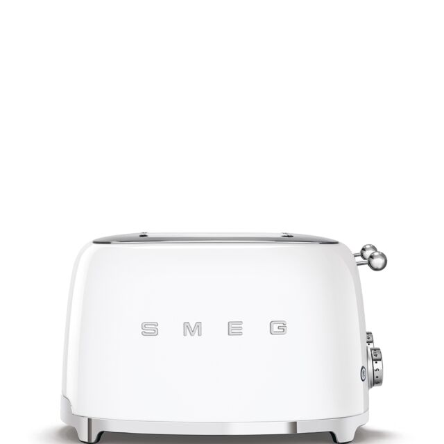 Smeg TSF03WHUK White 4 Slice Toaster