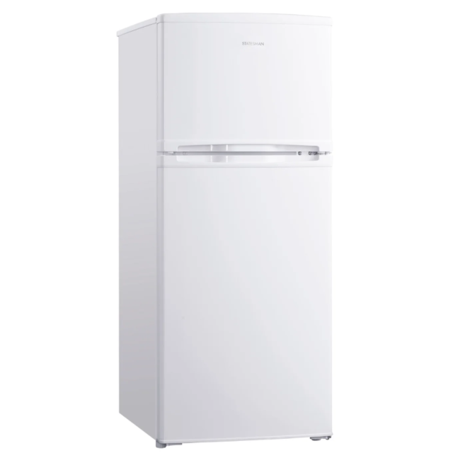 Statesman F1230APWE White Freestanding 80/20 Fridge Freezer, 155 Litre, White