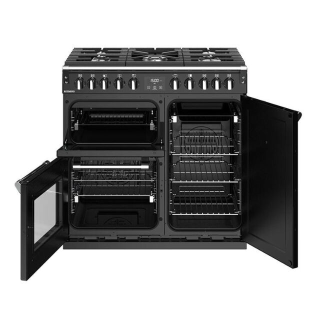 Stoves Richmond S900DF, 90cm, Dual Fuel, Anthracite Range Cooker 444410252