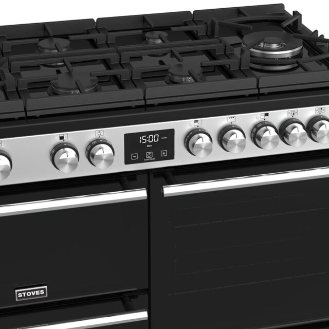 Stoves Precision Deluxe S1000DF, GTG, 100cm, Dual Fuel, Stainless Steel, Range Cooker 444410752