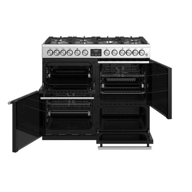 Stoves Precision Deluxe S1000Ei, 100cm, Induction, Stainless Steel, Range Cooker 444410758