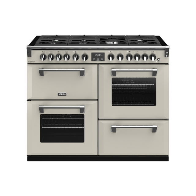 Stoves Richmond Deluxe S1100DF, 110cm, Dual Fuel, Porcini Mushroom Range Cooker 444410970