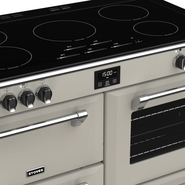 Stoves Richmond Deluxe S1100EI, 110cm, Induction, Porcini Mushroom Range Cooker