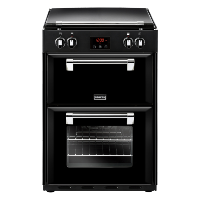 Stoves 444411847 black Richmond Dx 60Ei Rty Induction Electric Cooker With Double Oven, Black, A Rat