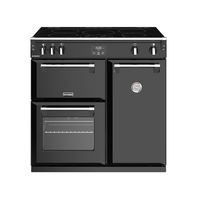 Stoves Richmond S900EI, 90cm, Induction, Black Range Cooker 444444445