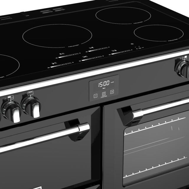 Stoves Richmond S1000EI, 100cm, Induction, Black Range Cooker 444444460