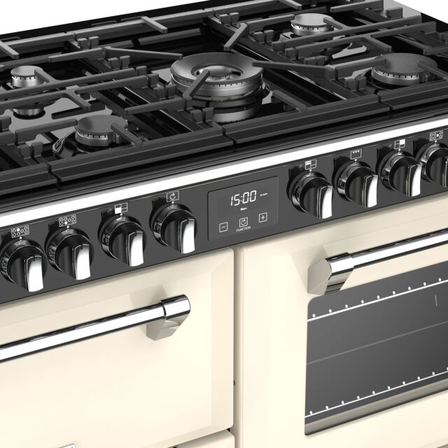 Stoves Richmond S1100DF, 110cm, Dual Fuel, Cream Range Cooker 444444467