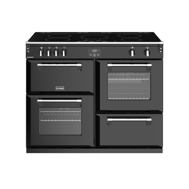 Stoves Richmond S1100EI, 110cm, Induction, Black Range Cooker 444444475