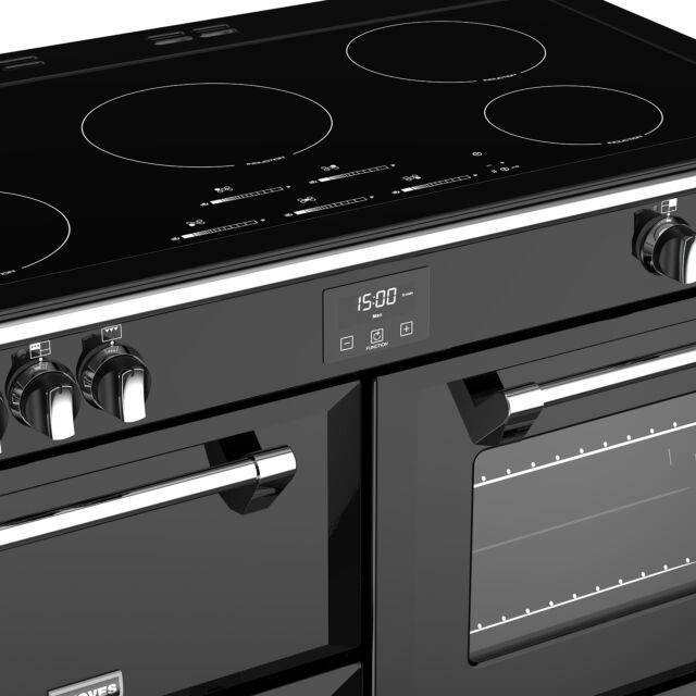 Stoves Richmond S1100EI, 110cm, Induction, Black Range Cooker 444444475