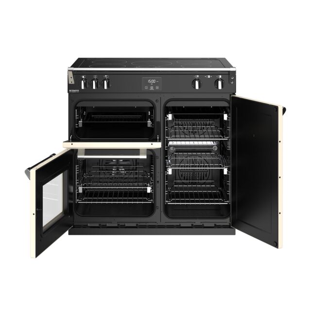 Stoves Richmond Deluxe S900EI, 90cm, Induction, Cream Range Cooker 444444906