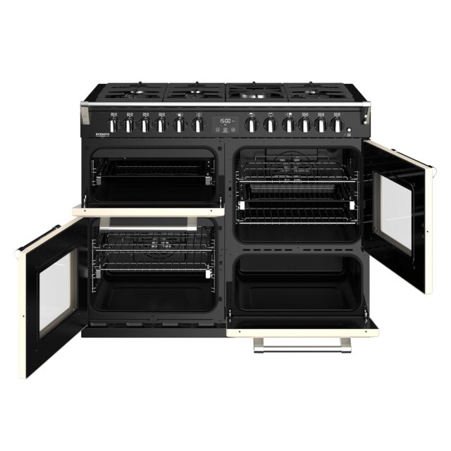 Stoves Richmond Deluxe S1100DF, 110cm, Dual Fuel, Cream Range Cooker 444444918