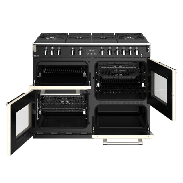 Stoves Richmond Deluxe S1100DF GTG, 110cm, Dual Fuel, Cream Range Cooker 444444920