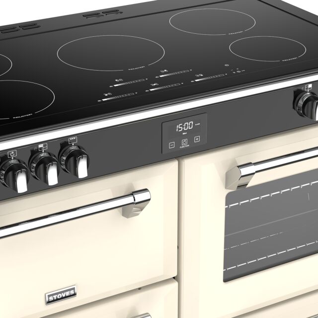 Stoves Richmond Deluxe S1100EI, 110cm, Induction, Cream Range Cooker 444444926