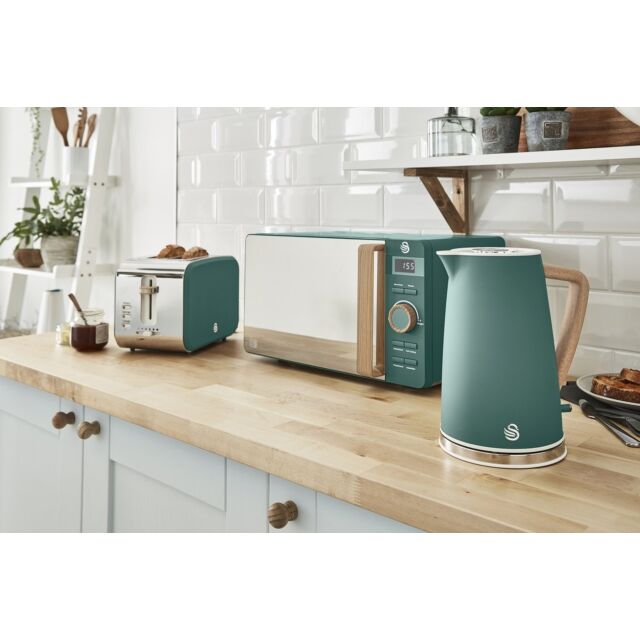Swan SK14610GREN Teal 1.7L Nordic Cordless Kettle