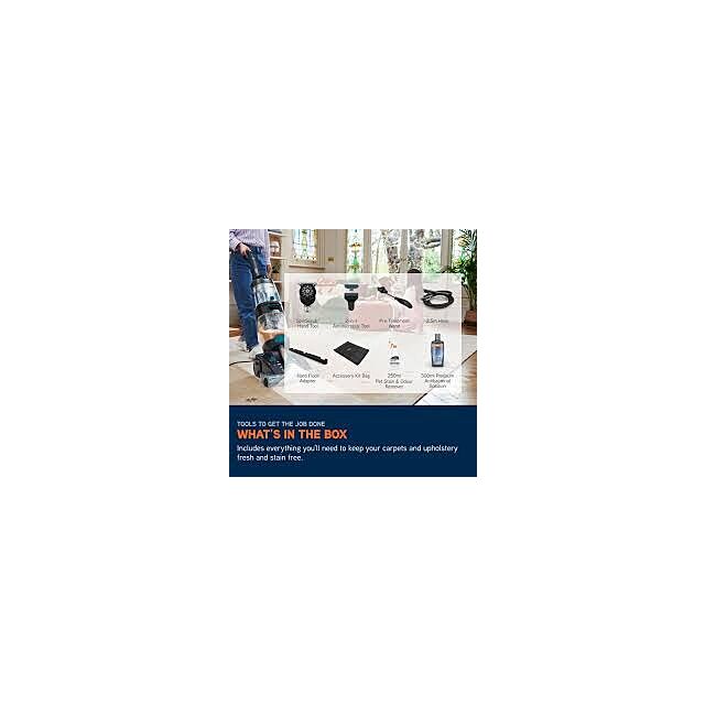 Vax CDCW-PMXP Platinum Power Max Pet-Design Carpet Cleaner - Black & Teal