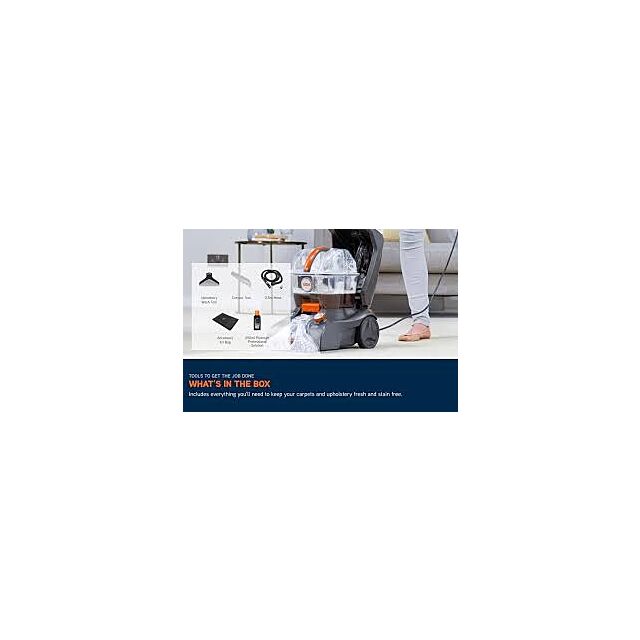 Vax CWGRV011 Grey/Orange Rapid Power Revive Carpet Cleaner