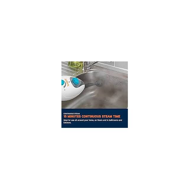 Vax S85-CM White Steam Clean Multi - White & Blue