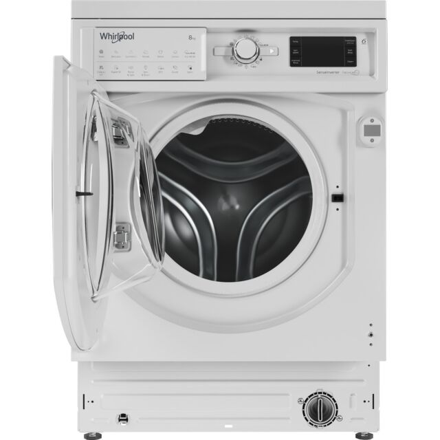 Whirlpool BIWMWG81484 Built In Washing Machine, 8Kg Capacity, 1400 Spin, C Energy