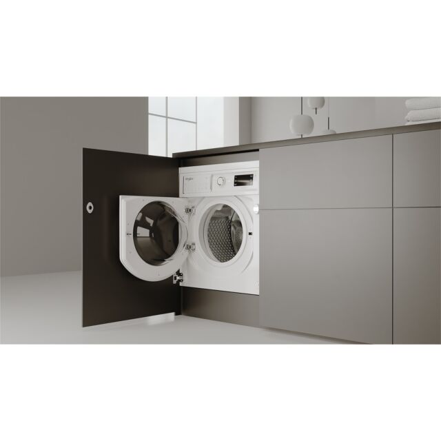 Whirlpool BIWMWG81484 Built In Washing Machine, 8Kg Capacity, 1400 Spin, C Energy