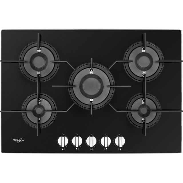 Whirlpool POW75D2NB 75cm Gas Hob