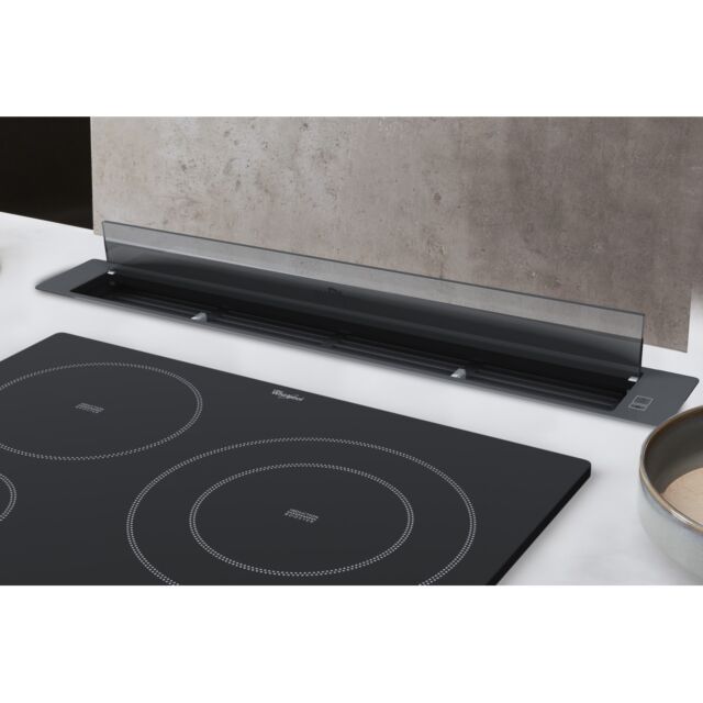 Whirlpool WDO93FBK 86cm Downdraft Hood Black