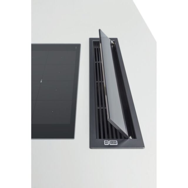 Whirlpool WDO93FBK 86cm Downdraft Hood Black