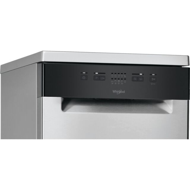 Whirlpool WSFE2B19XUKN Freestanding Slimline Dishwasher, 10 Place Settings, F Energy