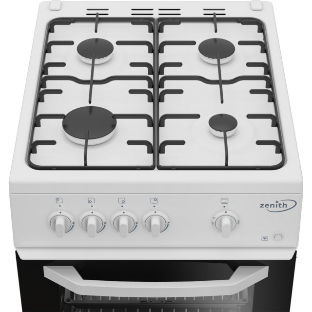 Zenith ZE501W Gas Single Oven, 50cm